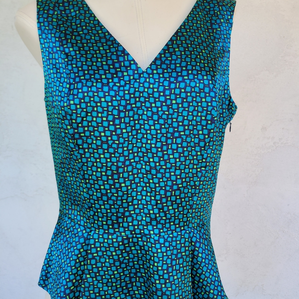 Top, Tahari, Green, Size M